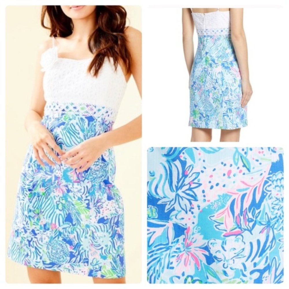 Lilly Pulitzer Liz Dress in Lion Around Sz 4 GUC